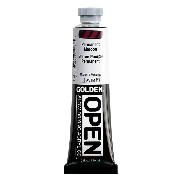 GOLDEN OPEN Vernice acrilica ad asciugatura lenta 59 ml | Varie tonalità