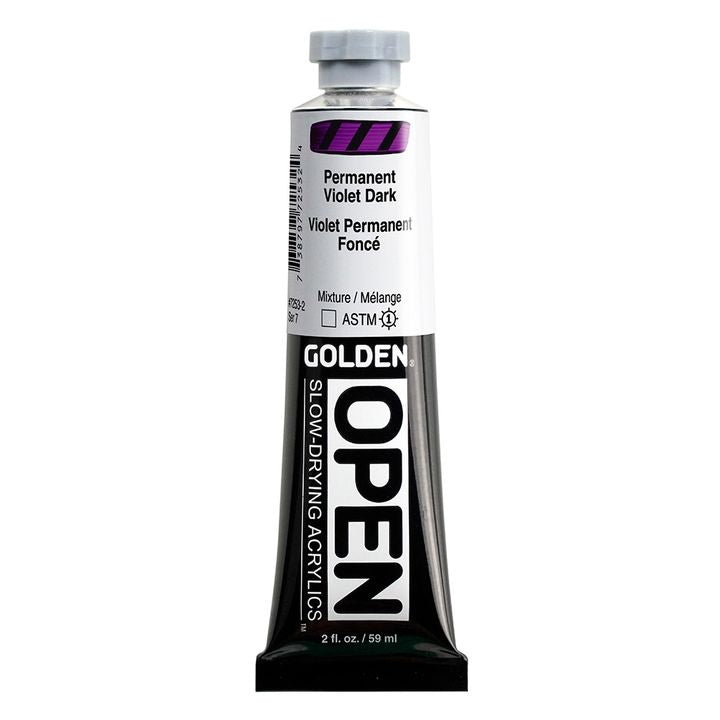 GOLDEN OPEN Vernice acrilica ad asciugatura lenta 59 ml | Varie tonalità