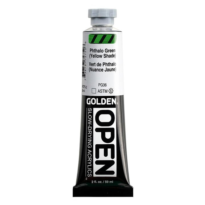 GOLDEN OPEN Vernice acrilica ad asciugatura lenta 59 ml | Varie tonalità