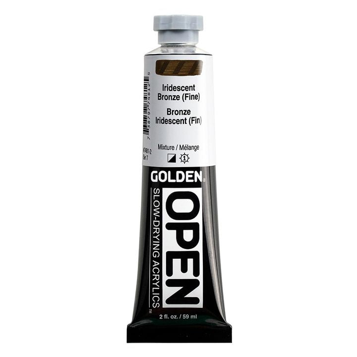 GOLDEN OPEN Vernice acrilica iridescente ad asciugatura lenta | Varie tonalità