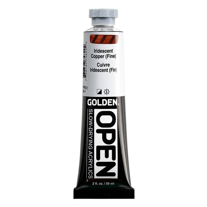 GOLDEN OPEN Vernice acrilica iridescente ad asciugatura lenta | Varie tonalità