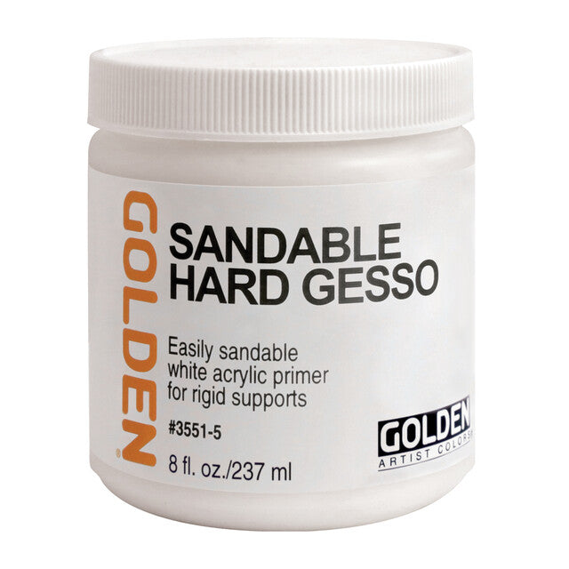 GOLDEN Sandable Hard Gesso gesso acrilico bianco carteggiabile