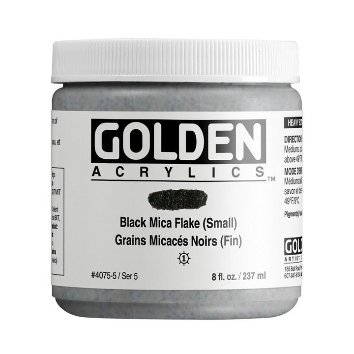 GOLDEN Vernice acrilica a scaglie di mica per corpi pesanti | Vari colori