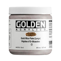 GOLDEN Vernice acrilica a scaglie di mica per corpi pesanti | Vari colori