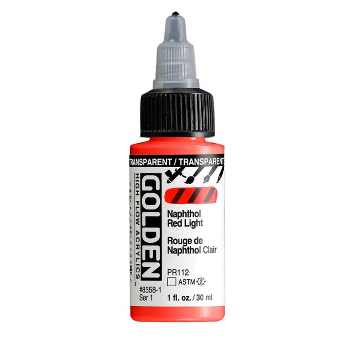GOLDEN Vernice acrilica ad alto flusso 30 ml | Varie tonalità