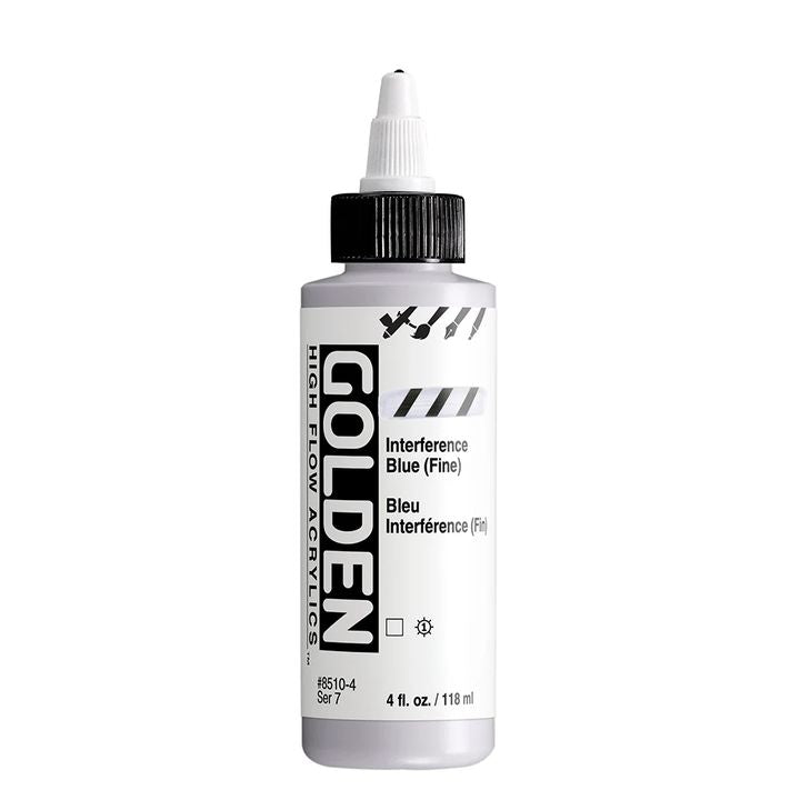 GOLDEN Vernice acrilica ad alto flusso di interferenza 118 ml | Varie tonalità