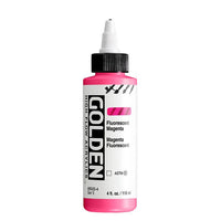GOLDEN Vernice acrilica fluorescente ad alto flusso 118 ml | Varie tonalità