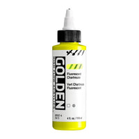 GOLDEN Vernice acrilica fluorescente ad alto flusso 118 ml | Varie tonalità