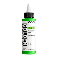 GOLDEN Vernice acrilica fluorescente ad alto flusso 118 ml | Varie tonalità