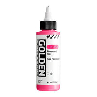 GOLDEN Vernice acrilica fluorescente ad alto flusso 118 ml | Varie tonalità