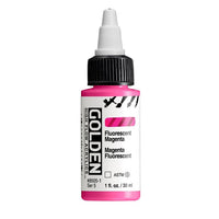 GOLDEN Vernice acrilica fluorescente ad alto flusso 30 ml | Varie tonalità