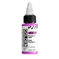 GOLDEN Vernice acrilica fluorescente ad alto flusso 30 ml | Varie tonalità