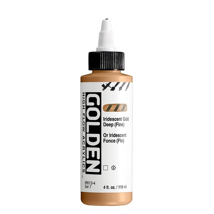 GOLDEN Vernice acrilica iridescente ad alto flusso 118 ml | Varie tonalità