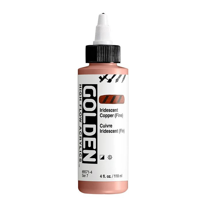 GOLDEN Vernice acrilica iridescente ad alto flusso 118 ml | Varie tonalità