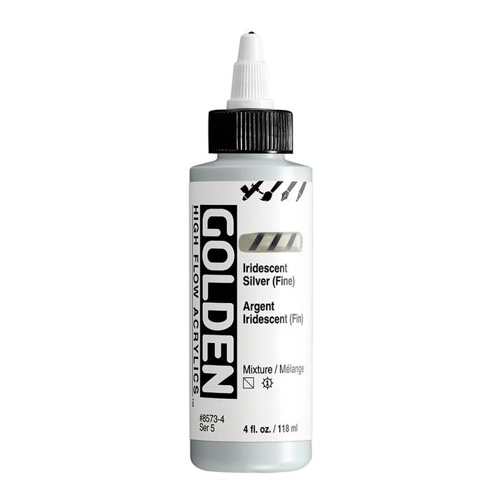GOLDEN Vernice acrilica iridescente ad alto flusso 118 ml | Varie tonalità