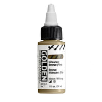 GOLDEN Vernice acrilica iridescente ad alto flusso 30 ml | Varie tonalità