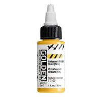 GOLDEN Vernice acrilica iridescente ad alto flusso 30 ml | Varie tonalità
