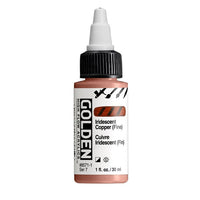 GOLDEN Vernice acrilica iridescente ad alto flusso 30 ml | Varie tonalità