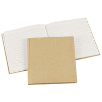 Quaderno marrone 14 x 14 cm | varie varianti - senza incisione