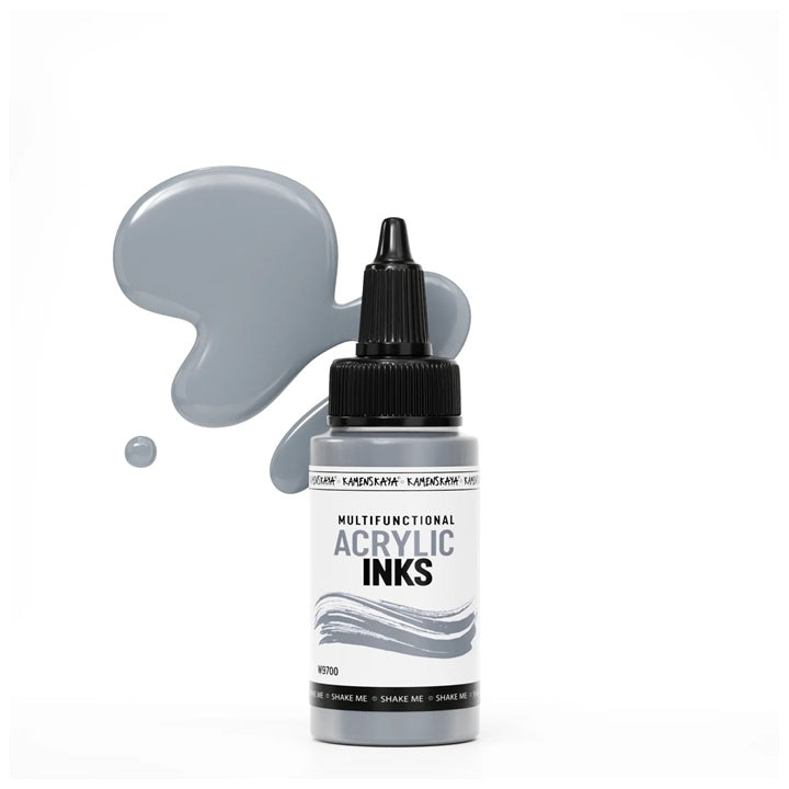 Inchiostro acrilico concentrato | Varie tonalità - Grigio perla