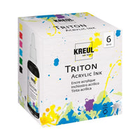 Inchiostro acrilico KREUL 50 ml - set da 6 pezzi
