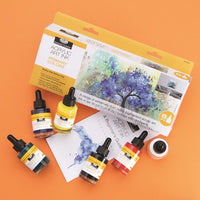 Inchiostro acrilico Royal & Langnickel colori primari 6 x 30 ml — immagine 3