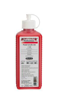 Inchiostro acrilico Schmincke AERO COLOR Professional 250 ml – 300 Scarlatto