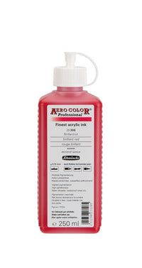 Inchiostro acrilico Schmincke AERO COLOR Professional 250 ml – 306 Rosso brillante