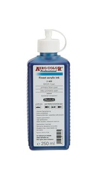 Inchiostro acrilico Schmincke AERO COLOR Professional 250 ml – 405 Blu primario ciano