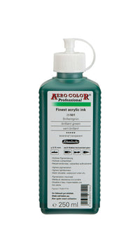 Inchiostro acrilico Schmincke AERO COLOR Professional 250 ml – 501 Verde brillante