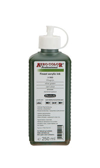 Inchiostro acrilico Schmincke AERO COLOR Professional 250 ml – 503 Verde oliva