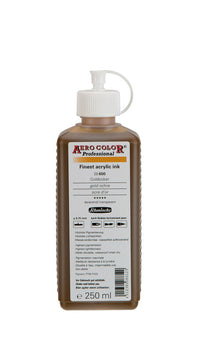 Inchiostro acrilico Schmincke AERO COLOR Professional 250 ml – 600 Ocra oro
