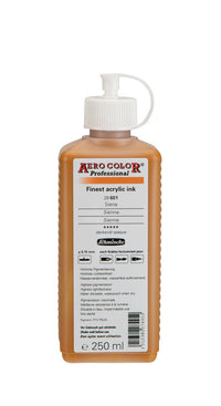 Inchiostro acrilico Schmincke AERO COLOR Professional 250 ml – 601 Terra di Siena
