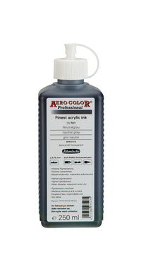 Inchiostro acrilico Schmincke AERO COLOR Professional 250 ml – 701 Grigio neutro