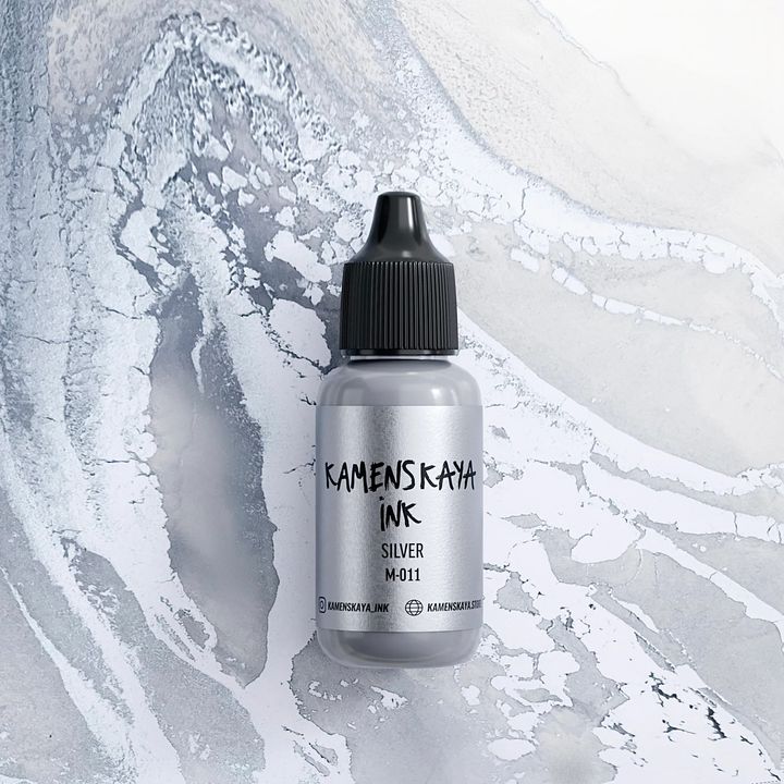Inchiostro alcolico metallizzato KAMENSKAYA 15ml | diverse tonalità