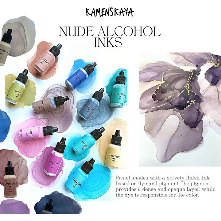 Inchiostro alcolico pastello KAMENSKAYA NUDE 15ml | diverse tonalità