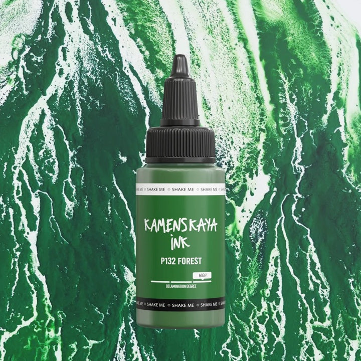 Inchiostro alcoolico delaminante KAMENSKAYA | Varie tonalità - Verde foresta