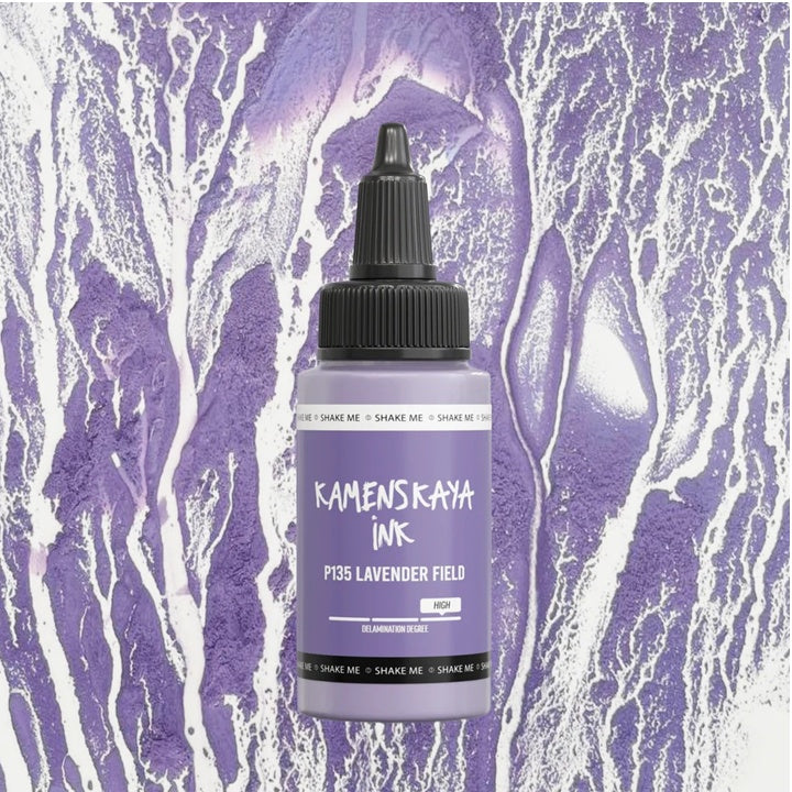 Inchiostro alcoolico delaminante KAMENSKAYA | Varie tonalità - Campo di lavanda
