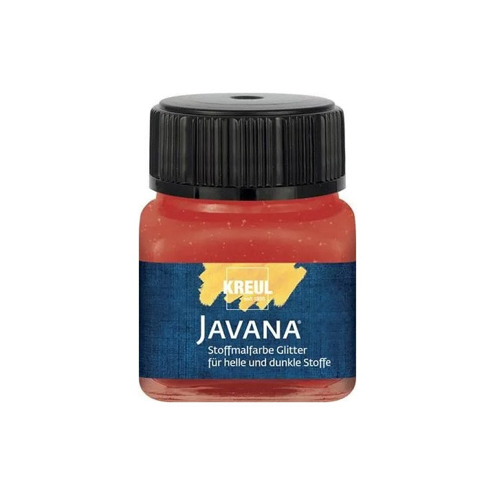 Javana Glitter Textile Paint 20ml | Varie tonalità