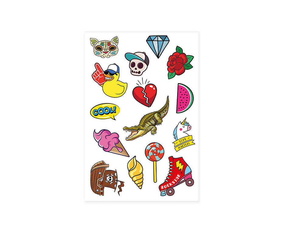 JOVI tatuaggi per bambini Cuore 15 pz