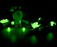 JOVI Glow plastilina naturale 10 x 15 g – 8 colori + 2 fosforescenti
