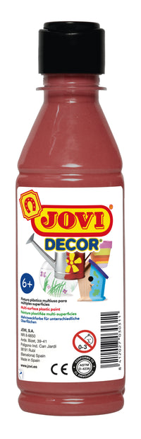 JOVI Jovidecor pittura acrilica 250 ml – marrone