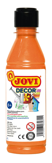 JOVI Jovidecor pittura acrilica 250 ml – arancione