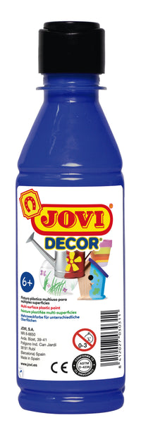 JOVI Jovidecor pittura acrilica 250 ml – blu scuro