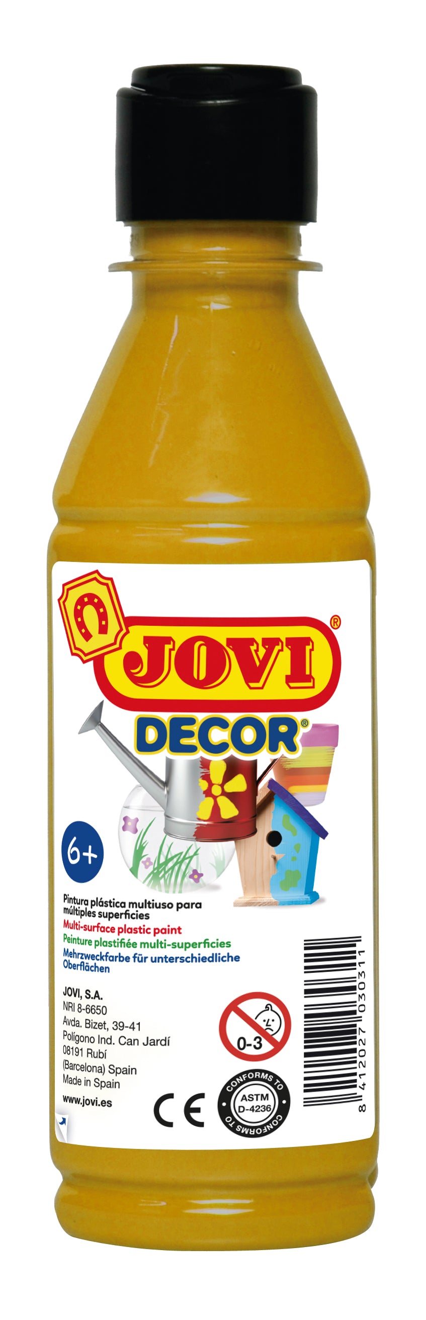 JOVI Jovidecor pittura acrilica 250 ml – oro
