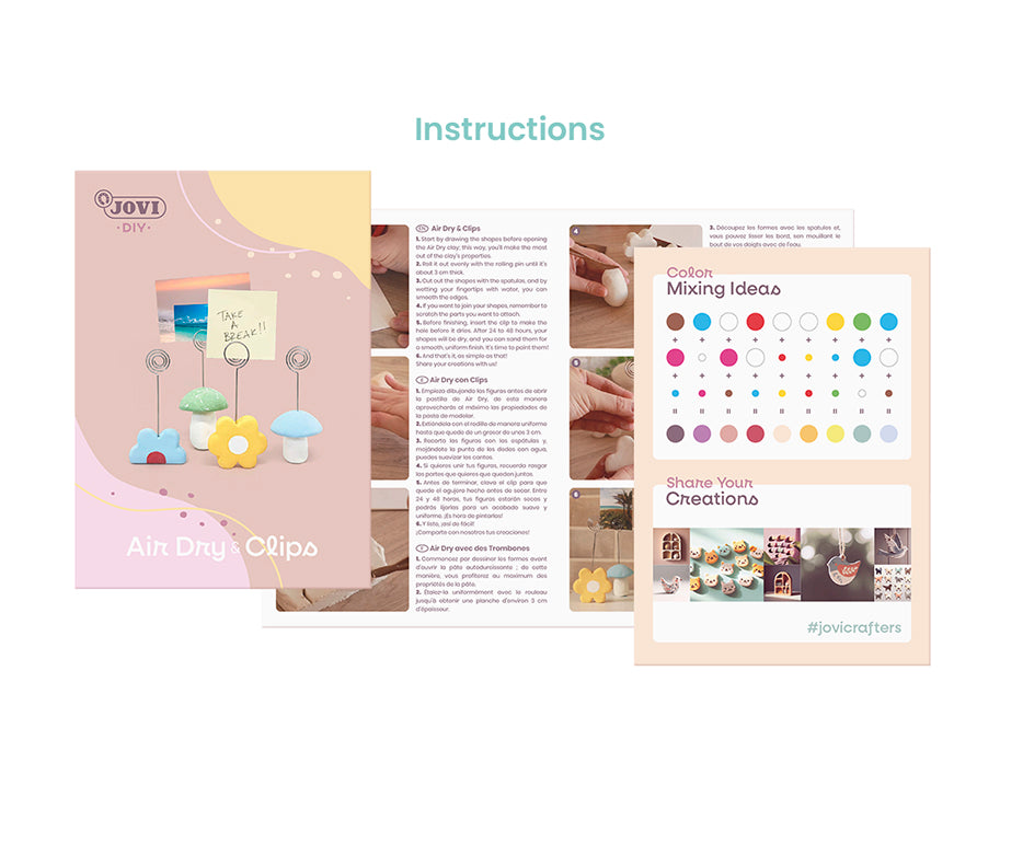 Set creativo di modellazione JOVI Kraft Fermagli – 24 pz