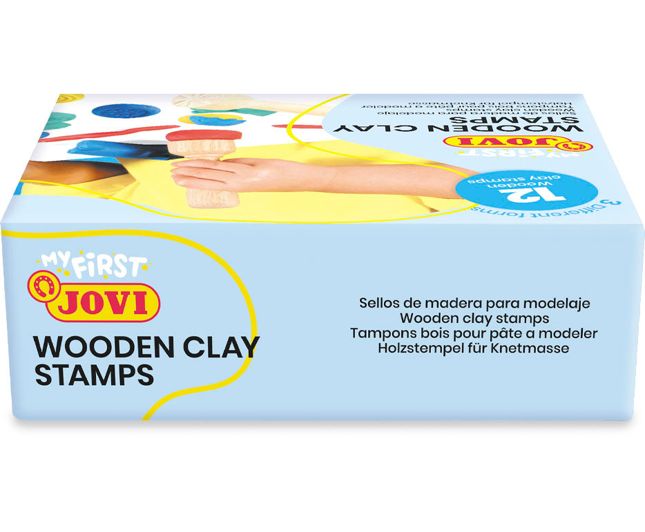 Timbri in legno JOVI My First - 12 pz, 3 motivi