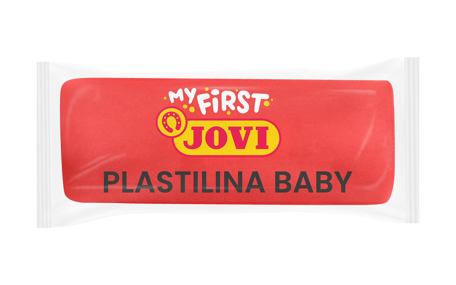 Plastilina morbida naturale Jovi My First 10 x 38 g rossa in secchiello