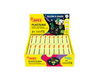 JOVI plastilina naturale che si illumina al buio 18 x 50 g