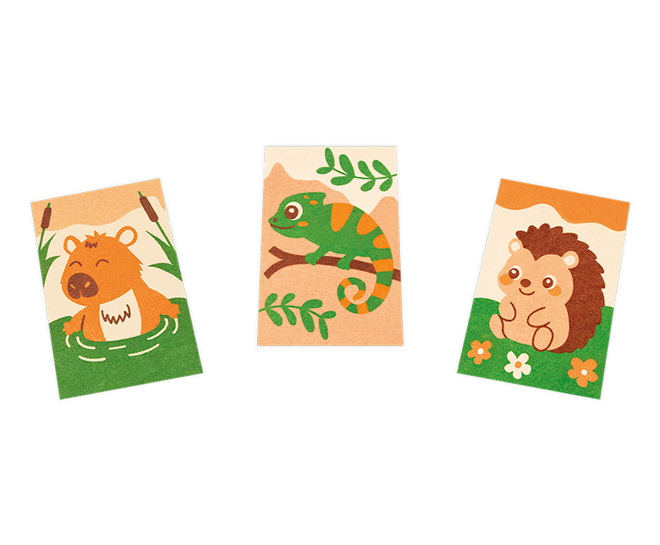 JOVI Play&Fun mini set creativo di pittura con la sabbia – 9 pezzi